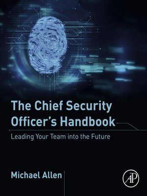 cover image of The Chief Security Officer's Handbook